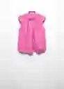 Camisa Morgana Rosa Talla M Mujer Mango