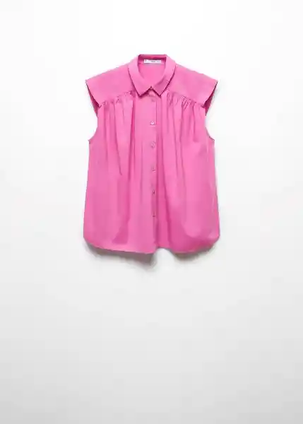 Camisa Morgana Rosa Talla M Mujer Mango