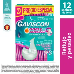 Gaviscon Sachet Doble Acción