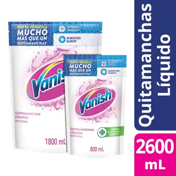 Vanish Quitamanchas en Gel Blanco Total