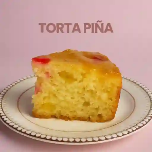 Porción torta piña