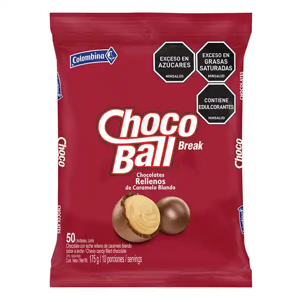 Choco Break Ball Chocolates Rellenos de Caramelo Blando