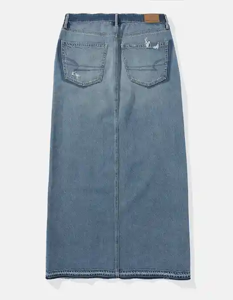 Falda Mujer Azul Talla 12 American Eagle 4878540