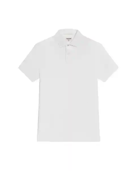 Camiseta Polo Vertical Crudo Prístino Claro M Chevignon