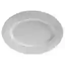 Qualitier Plato Cena E-Clat en Porcelana Blanco 34 cm IP3321