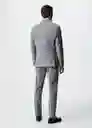 Traje Formal Americana Brasilia Gris Talla 52 Hombre Mango