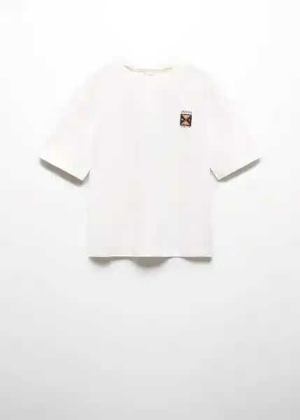 Camiseta Alien Offwhite Talla 12 Niños Mango