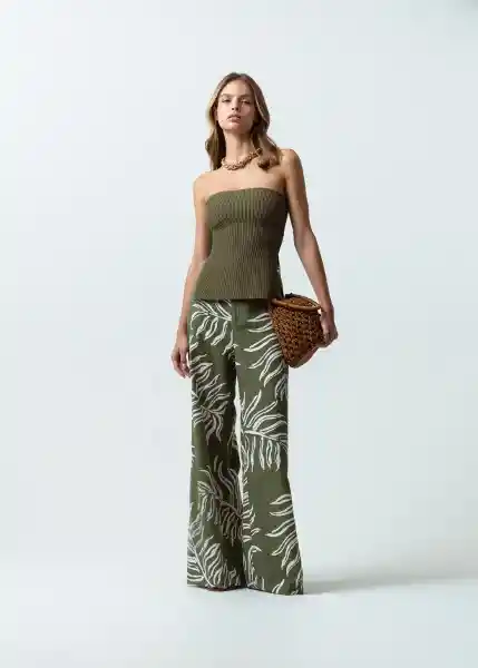Pantalón Mujer Verde Martini 12 032G302 Naf Naf