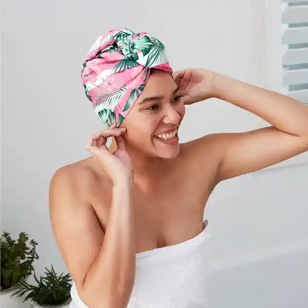 Dock & Bay Toalla Para Cabello Hibiscus