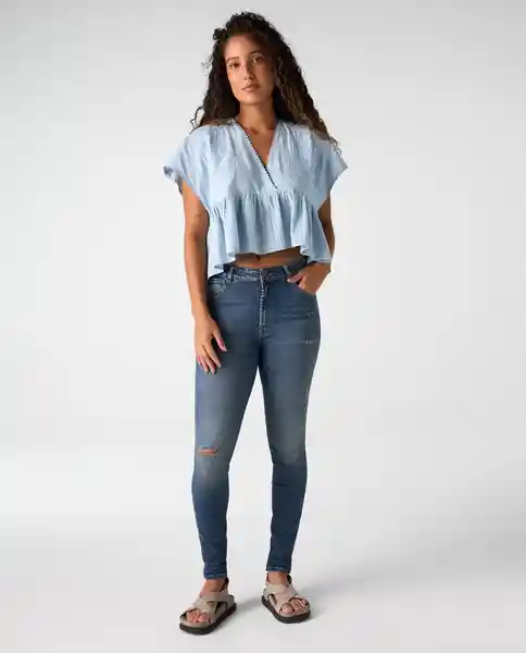 Jean Mujer Azul Talla 16 332G600_AZU174021