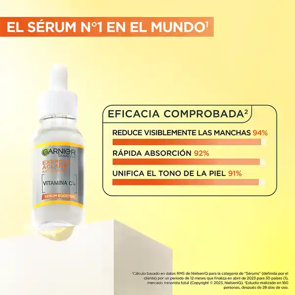 Garnier Express Aclara Anti Manchas Sérum Vitamina C Día
