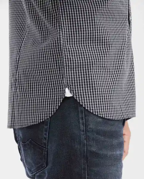 Camisa Premium Square Negro Sombrío Ultraoscuro M Chevignon