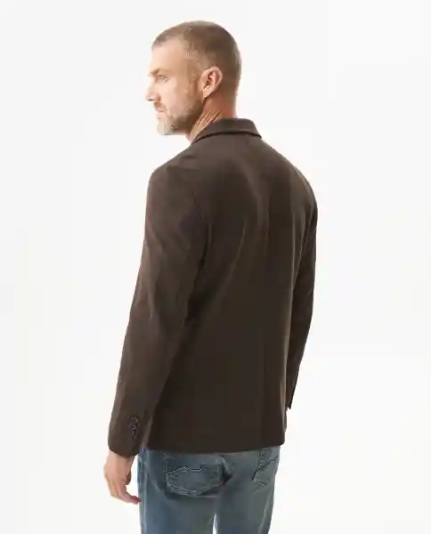 Blazer Continuativo Café Delicioso Ultraoscuro Talla L Chevignon