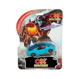 Ox Toys Robot Transformable en Carro Azul