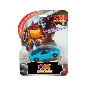 Ox Toys Robot Transformable en Carro Azul