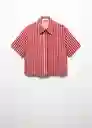 Camisa Kodak-H Rojo Talla M Mujer Mango