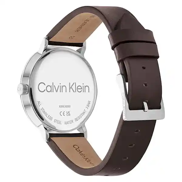 Reloj Modern Para Hombre Color Marrón 25200052 Calvin Klein