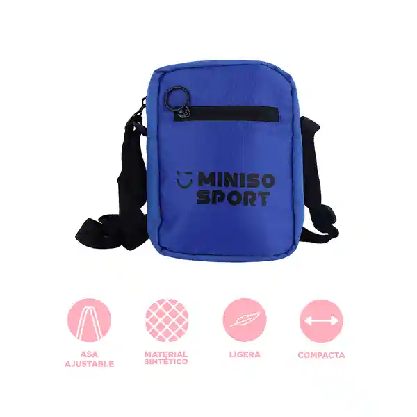 Bolso Crossbody Deportivo Serie 4.0 Azul Miniso