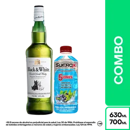 Combo Black & White 700 mL + Suerox Mora Azul