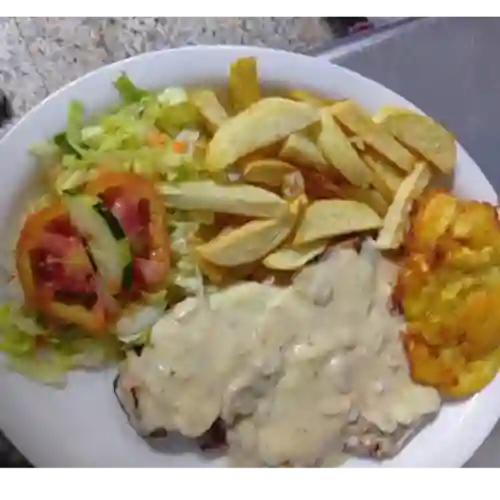 Pechuga en Champiñones
