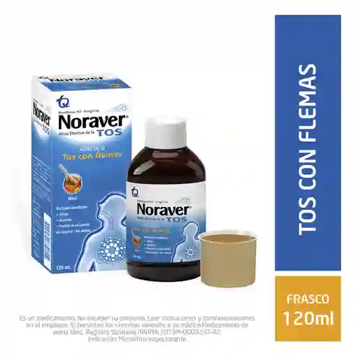 Noraver Jarabe con Sabor a Miel (8 mg)