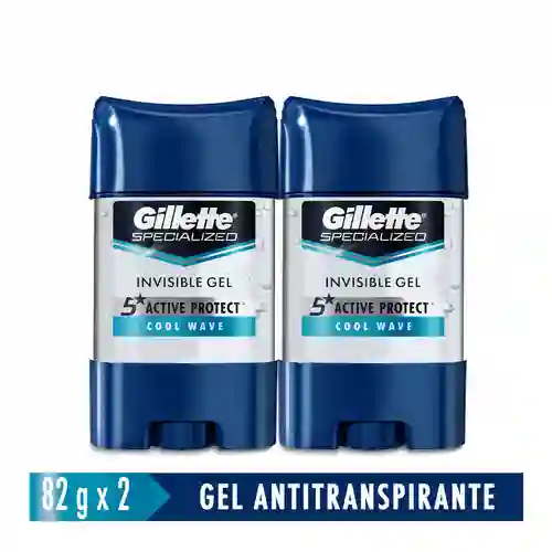 Gillette Desodorante Clear Cool Wave en Gel