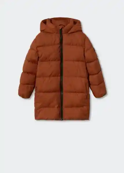 Anorak Amerlong Naranja Talla 12 Niños Mango