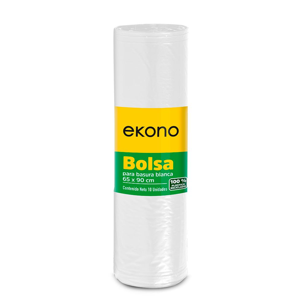 Bolsa De Basura Blanca Ekono 10 und