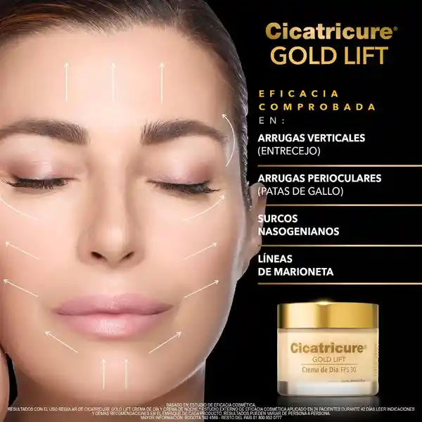 Cicatricure Crema Facial de Día Gold Lift 