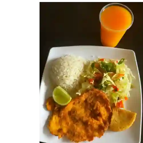 Bandeja Chuleta + Jugo