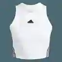 Adidas Camisa Polo Fi 3s Tank Para Mujer Blanco Ref: IW5201
