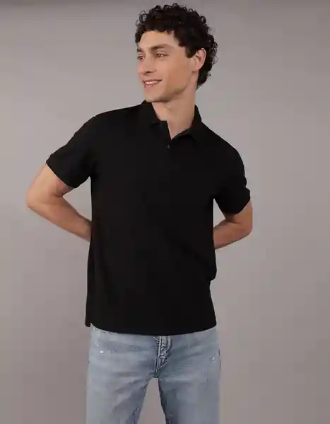 Camiseta Hombre Negro Talla XXL 4354001 American Eagle