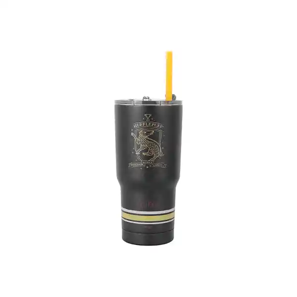 Vaso Con Dije y Pitillo Serie Harry Potter Negro 580 mL Miniso