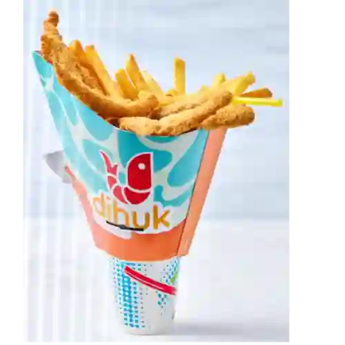 Combo Grande Fish And Chips