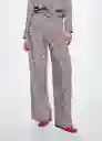 Pantalón Chun Blanco Talla 42 Mujer Mango