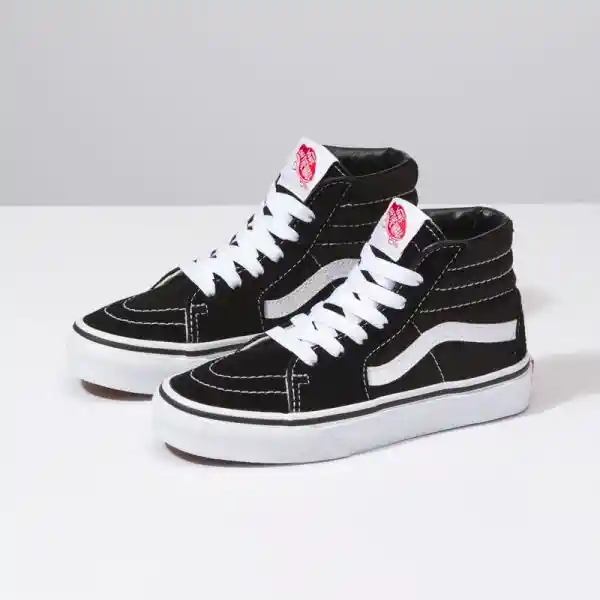 Converse Bota Vans Sk8 Niño Negro Blanco Mod: VN-000D5F6BT3