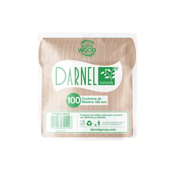 Darnel Cuchara de Madera Naturals