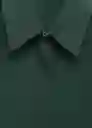 Camisa Lima Verde Talla S Mujer Mango