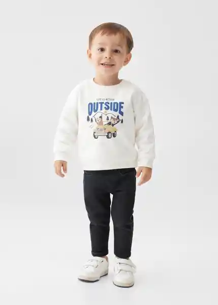 Sudadera Outside Off White Talla 66 Niños Mango