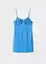 Vestido Blair Azul Talla XL Mujer Mango