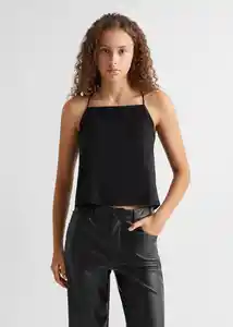 Pantalón Street Negro Talla 20 Teen Niñas Mango