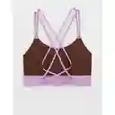 Top Deportivo Aerie Borgoña Talla MEDIUM American Eagle