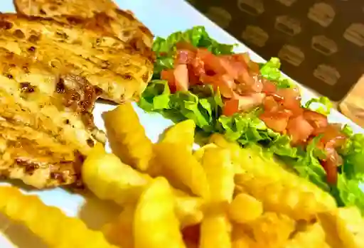 Filete con Papa a la Francesa