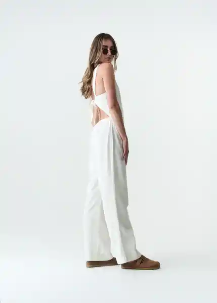 Enterizo Lara Mujer Crudo Puro Claro Talla L 563G332 Naf Naf