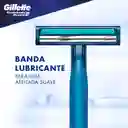 GILLETTE Prestobarba Ultragrip2 Cuchilla de Afeitar Desechable 3 Cuchillas para Hombre con 2 Hojas y Cabeza Fija para Rasurar