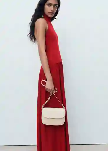 Vestido Marti Rojo Talla M Mujer Mango