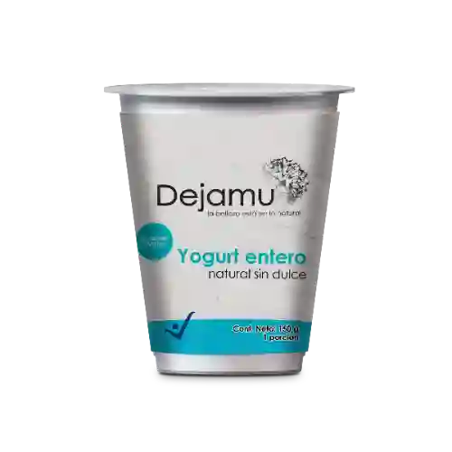 Yogurt entero natural sin dulce x 150 ml