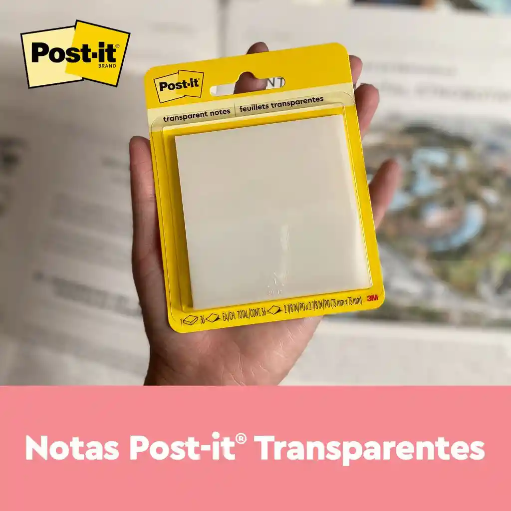 Post-It Nota Adhesiva Transparente 70007057071