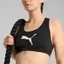 Puma Brasier 4Keeps Para Entrenamiento de Mujer Negro Talla XS