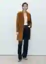 Abrigo Tommy Camel Talla M Mujer Mango